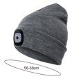 thumbnail image 2 of LED Lighted Hiking Hat, Illuminated Knitted Hat, 2 of 5