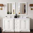 thumbnail image 2 of James Martin Vanities 825-V72-BW-1WZ De Soto 72" Double Basin Poplar Wood Vanity Set -, 2 of 2