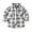 Grey, variant on Splozh Toddler Kids Boys Girls Flannel Plaid Shirt Jacket Long Sleeve Lapel Button Down Pocketed Shirts Casual Fall Coat Toddler Fall Clothes,Grey,6-7 Years