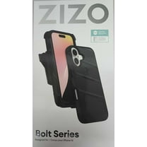 ZIZO BOLT Bundle Case with Tempered Glass For iPhone 16 - Black