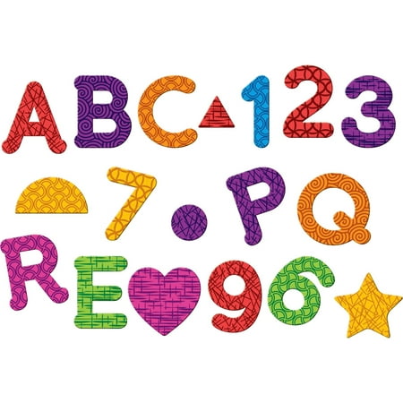 UPC 765023877243 product image for Learning Resources, LRN7724, Magnetic Numbers Letters/Shapes Set, 55 / Set | upcitemdb.com