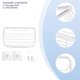 thumbnail image 5 of Bathroom Shower Shelf Aluminum Storage Rack Wall Mounted, 5 of 5