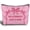 Coquette Pink, variant on Western Makeup Bag - Blue Bow Cowgirl Boots, Zipper Pouch  for Women