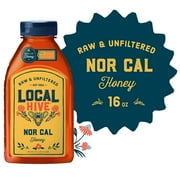 Local Hive, Raw & Unfiltered, Nor Cal Honey, 16oz Bottle