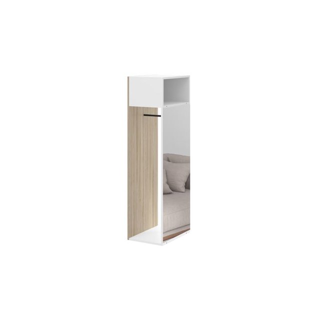 Armario Curica B - Natural con blanco WEIK Curica