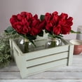 thumbnail image 2 of Pure Garden 48Pc Real Touch Rose Artificial Flowers with Stems (Red), 2 of 7