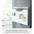 thumbnail image 4 of Yamazaki Home Magnetic Placemat Organizer, White, Steel, Magnetic, No Assembly, 4 of 7