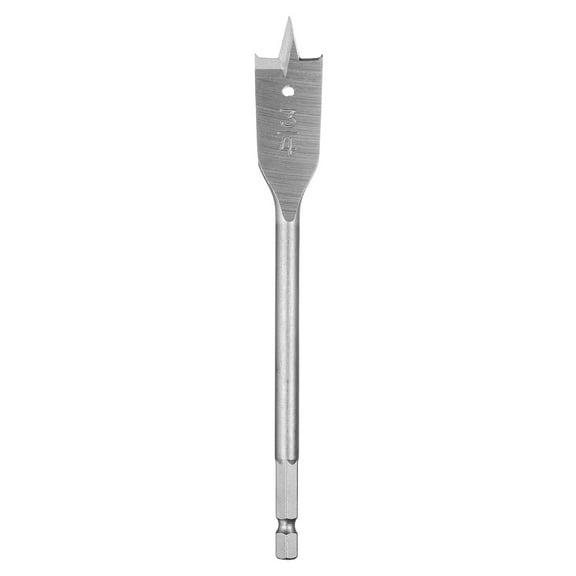 Uxcell Spade Drill Bit 3/4" Paddle Flat Bits for Woodworking Fiberglass Silver Tone