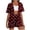 Wine, variant on Women Two Piece Outfits Sets,Womens 2 Piece Summer Outfits Abstract Print Open Front Kimono Blouse and Shorts Beach Vacation Outfits