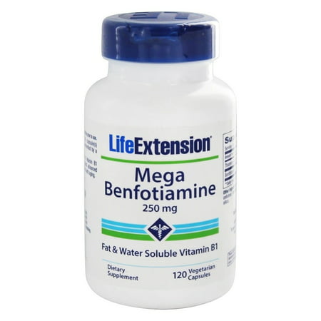 Life Extension - Mega Benfotiamine 250 mg. - 120 Vegetarian