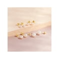 thumbnail image 6 of 18k Yellow Gold 3mm Classic Cultured Pearl Screw Back Earrings Babies & Toddlers, 6 of 8