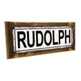 thumbnail image 1 of Framed, Outdoor Rudolph 4"x12" Metal Sign, Wall Décor for Seasonal and Holidays, 1 of 4