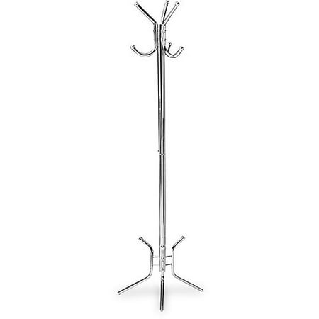 Chrome Coat Rack Amazing Lorell 322' FreeStanding Chrome Coat Rack 32 Hooks Walmart Chrome Coat Rack Amazing Lorell 322' FreeStanding Chrome Coat Rack 32 Hooks Walmart