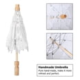 thumbnail image 1 of Handmade Lace Flower Embroidery Parasol Wedding Bride Photography Umbrella, 1 of 7