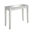 thumbnail image 5 of DecMode 32" x 37" White Wood Glam Console Table, 5 of 5