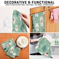 thumbnail image 7 of Kitchen Towel 28x18 Inches x1，Plate Towel, Decorative Towel, Napkin, Tea Towel Tea Towels For Kitchen Dish Cloths & Dish Towels White Christmas Bear Pattern, 7 of 7