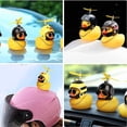 thumbnail image 4 of Paquete de 3 adornos de pato amarillo para coche, adornos para salpicadero de coche, para decoración de coche, oficina, habitación, 4 of 5