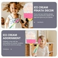 thumbnail image 5 of Zcyifa Ice Cream Pinata Ice Cream Pinata Birthday Decoration Summer Seaside Party Pinata Layout Prop, 5 of 10