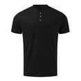thumbnail image 4 of JTieacloth Mens Male Spring Summer Comfortable Lightweight T Shirt Solid Color Pocket Short Sleeve Top, 4 of 4