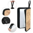 thumbnail image 3 of Gustave 80 Capacity CD DVD Case Holder PU Leather CD DVD Disc Portable Wallet Holder Binder Storage Organizer with Zipper for Car Home Office Travel, 3 of 6