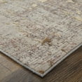 thumbnail image 3 of Feizy Pryor Modern Abstract, Brown/Taupe/Tan, 2' x 3' Accent Rug Sheen Casual Gradient & Ombre Floor Rug for Living room Bedroom, 3 of 8