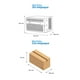 thumbnail image 5 of AIRE ACONDICIONADO VENTANA MIDEA MAW12 1 TON 110V blanco 1, 5 of 5