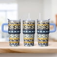 thumbnail image 2 of 20oz Coffee Cup with Lid and Straw, Bohemian Stainless Steel Insulated Travel Tumbler, Double Wall Vacuum Leakproof Boho Design, 2 of 5
