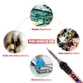 thumbnail image 6 of Soldering iron, 120W Soldering Gun, 9-in-1 Soldering Kit LCD Adjustable Temperature 392-932℉ & Thermostatic Design, Soldering Iron Kit with 5PCS Soldering Tips, Wire,Sponge,Flux, 6 of 7