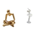 thumbnail image 1 of Figura del pensador abstracto,Estatua de Pensador Abstracto,Arte,Decoración para el Hogar,Figura de escritorio,Estatua de bailarina de ballet,adorno de escritorio para decoración del, 1 of 8