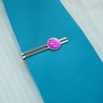 thumbnail image 2 of Peace Schnau Schnauzer Puppy Dog Sunglasses Vintage Retro Round Tie Bar Clip Clasp Tack Silver Color Plated, 2 of 6