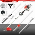 thumbnail image 5 of Seipouy 2025 New Gas Weed Wacker - 52cc 2-Stroke 5 in 1 Multi-Functional Lawn Mower Hedge Trimmer Pruners Gas Powe Brush Cutter, Handheld Weed Eater for Garden and Yard Lawn, 5 of 12