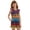 Rainbow Aztec, variant on ZIATUBLES Blue Seashell Starfish Print Girls Summer Romper Ruffle Cap Sleeves One-Piece Short Jumpsuit Soft Comfort Kids Casual Playsuit with Pockets for 5-6 Y