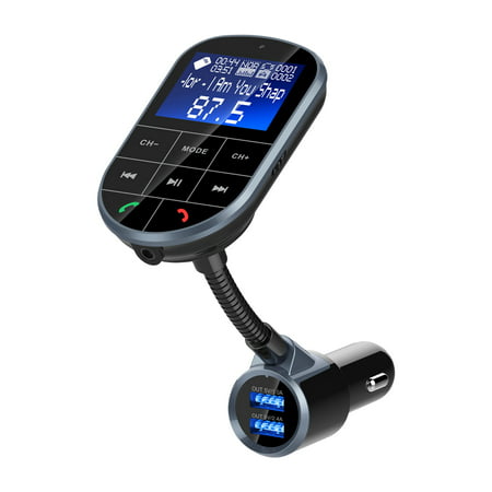 TSV Bluetooth FM Transmitter Hands-free Car-Kit Radio Receiver MP3 Audio