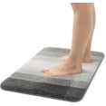 thumbnail image 1 of Tapete para Baño Bluelander de Microfibra, Antideslizante con Suela TPR, Gris Claro, 1 of 5