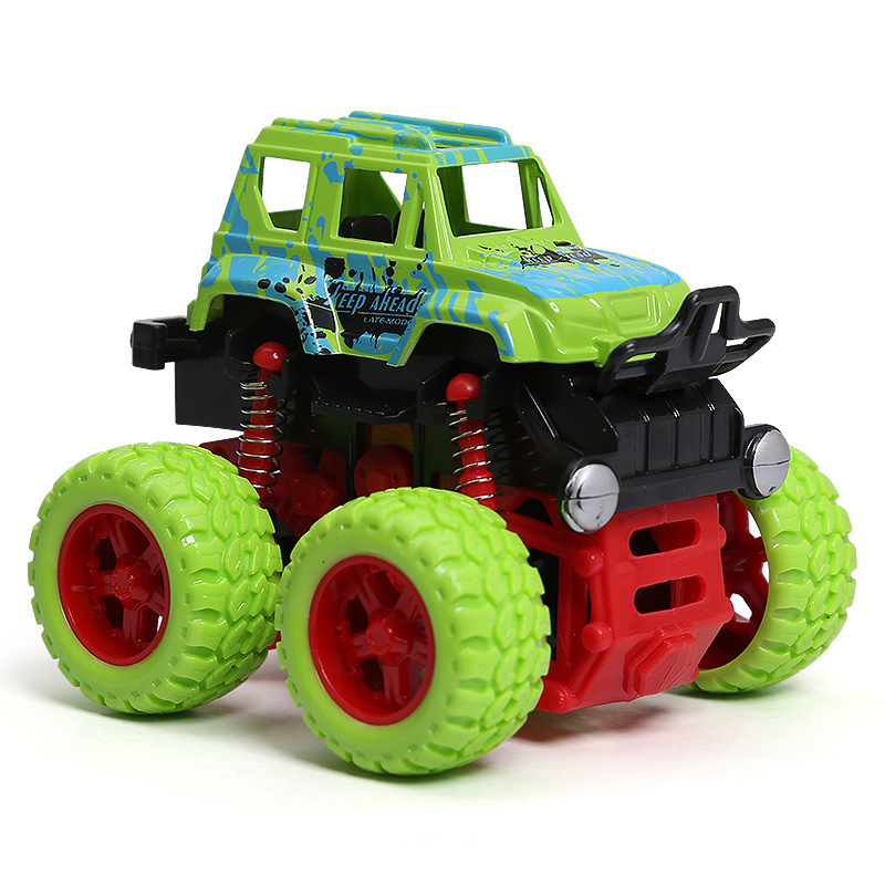 Car Toys for Toddlers 13, Monster Toys Truck 360° Rotating Stunt Cars