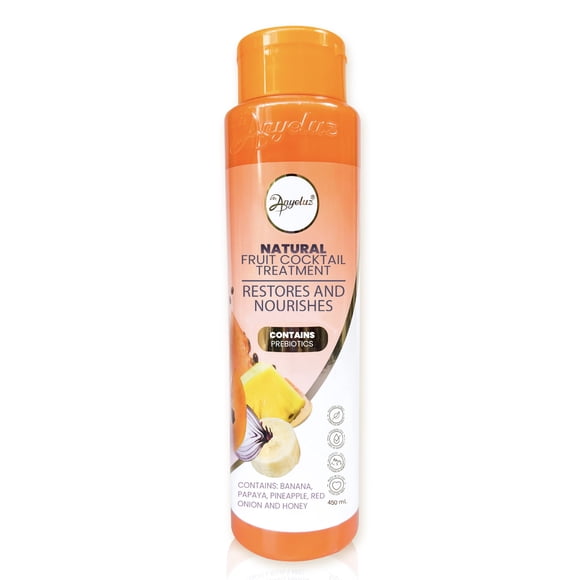 ANYELUZ Mascarilla Capilar Natural Tratamiento Capilar para Cabello Seco y Dañado Restaura la Vitalidad y la Sedosidad con Plátano y Frutas Naturales 15.2 Fl Oz