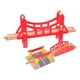 thumbnail image 1 of 3 piezas de trenes de madera, puentes de juguete, accesorios de expansión ferroviaria para niños pequeños, 1 of 6
