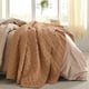 thumbnail image 2 of Colcha para cama tamaño king, marrón avellana, ligera para todas las estaciones, 2 of 7