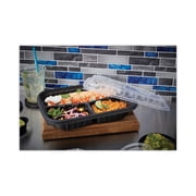 Pactiv Evergreen EarthChoice Entree2Go Takeout Container, 3-Compartment, 48 oz, 11.75 x 8.75 x 2.13, Black, 200/Carton -PCTYCNB12X95203