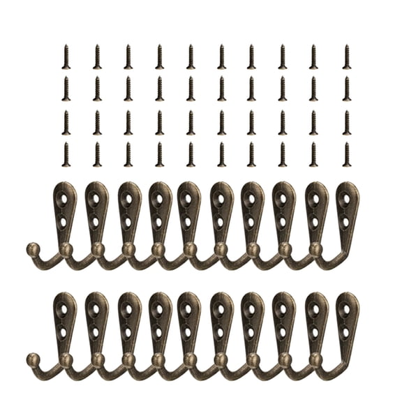 Hooks Wall Mounted Rack for Kitchen Brass Coat Hanging Accessories Family Friendly Small Coat Hook Alloy Wall Hook for Clothes and Home