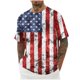 thumbnail image 1 of Camisetas para Hombre Moda Casual Impresión Suéter Cuello Redondo Deportes Camiseta de Manga Corta para el Uso Diario, 1 of 5