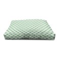 thumbnail image 4 of Mint Pet House, Old Fashion Striped Pattern with Geometrical Details Checkered Simple Tile, Outdoor & Indoor Portable Dog Kennel with Pillow and Cover, 5 Sizes, Mint Green Pale Green, by Ambesonne, 4 of 5