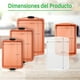 thumbnail image 2 of Juego de 5 Charolas Antiadherentes NutriChef, Bandejas para Hornear de Acero al Carbono Premium con Mangos de Silicón, Apilables para Hornear Galletas, Pasteles y Asados, 2 of 8