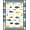 Navy Blue Yellow White, Pattern 2, variant on ODIKA 2'x3' Washable Accent Rug Pet Friendly, Bedside Mat Hooked Fishing Sportsman Novelty Vintage Compass Lure Tackle for Bedroom, Nursery, RV