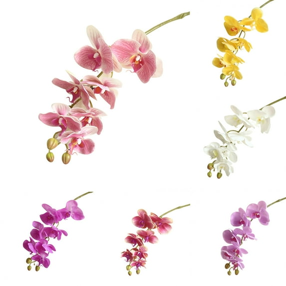 Limei 1Pc Faux Orchid Plant Natural Realistic Household Products Orchid Artificial Plants Decoration for Stores