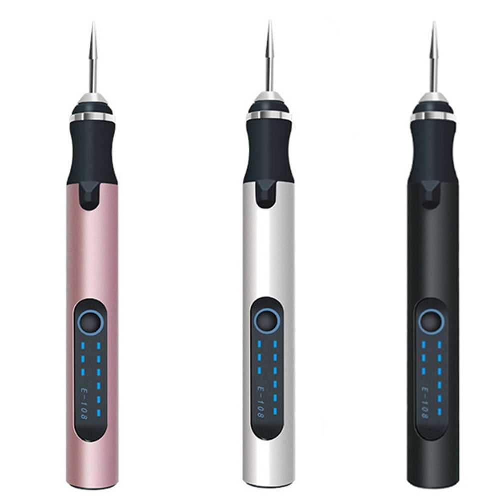 Lightweight USB Rechargeable Engraving Pen with Comprehensive Set of 30 Bits