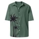 thumbnail image 5 of Designer Spring Summer Men's Casual Cotton Solid Color Short Sleeve Shirts Loose Shirts 3XL, 5 of 5
