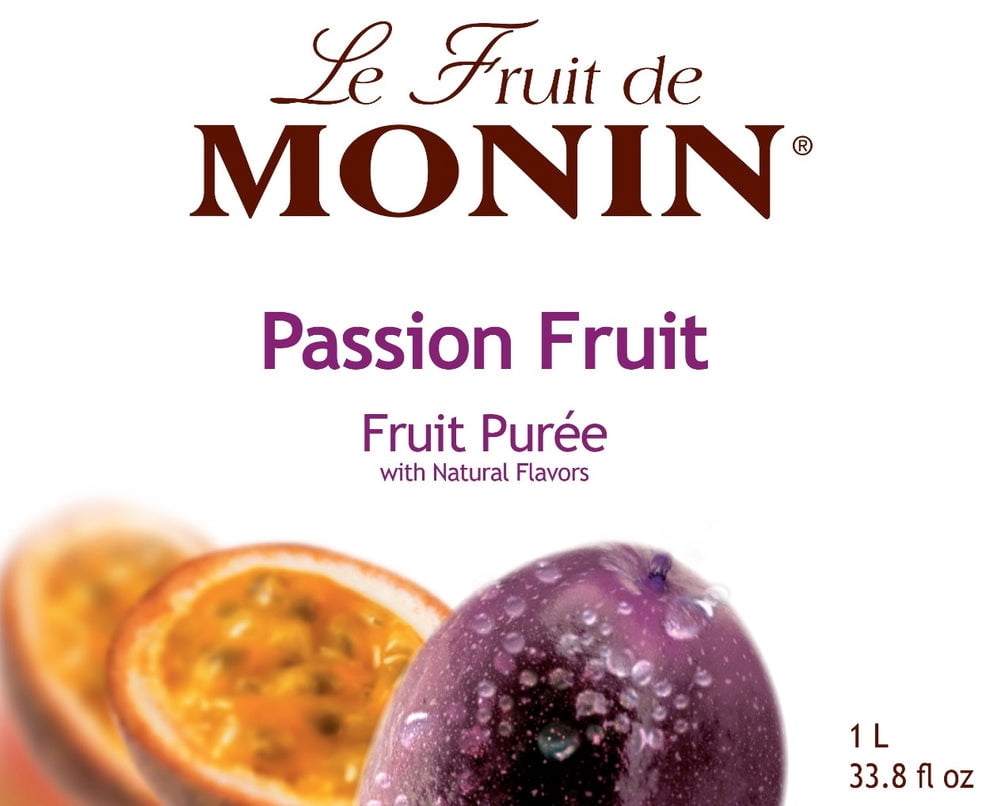 Monin Passion Fruit Puree 1 L 33.8 Fluid Ounces