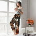 thumbnail image 5 of Kdxio Women's Comfy Stretch Whimsical Halloween Skeletons Print Drawstring Pajama Pants-XX-Large, 5 of 5