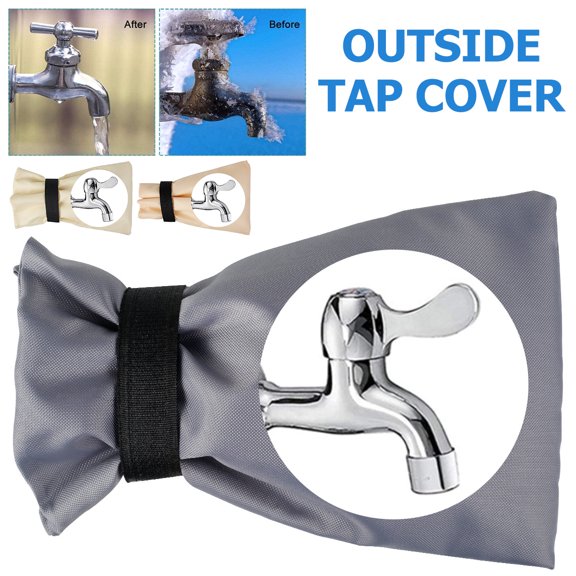 Fznkrag Outdoor Faucet Covers for Winter -Garden Faucet -Water Sprinkle Valve Insulation Wrap -Hose Bib Protector Spout Cover -Outside Spigot Pipe Freeze Protection
